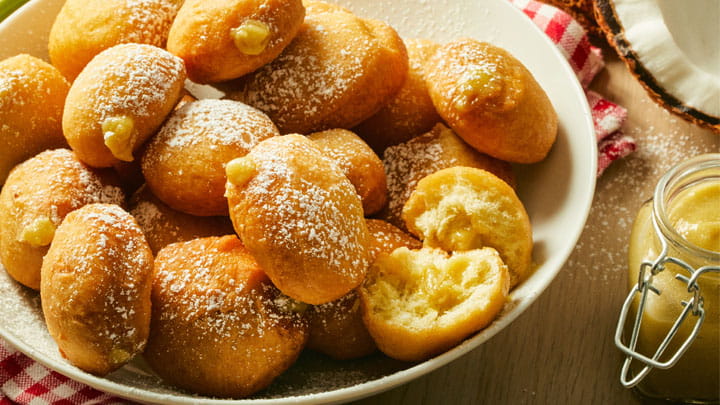 Pandan Kaya Doughnut