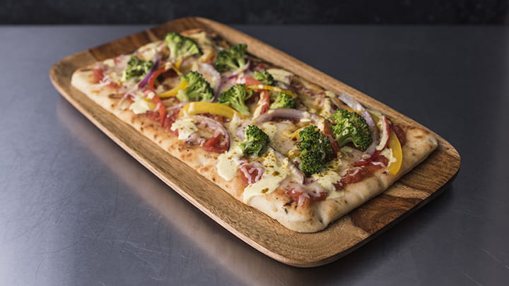 Indian Grilled Veggie Flatbread