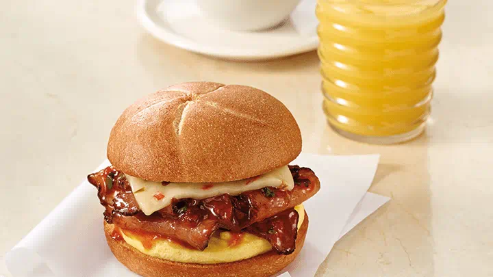 Chipotle Brisket Breakfast Sandwich