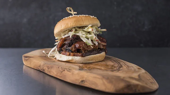 Smoky Brisket with Apple Fennel Slaw