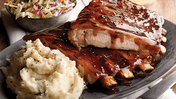 Honey Garlic Glazed Ribs