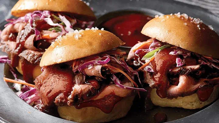 BBQd Beef Tri Tip Sliders