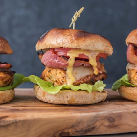 Carolina BBQ Grilled Chicken Sliders