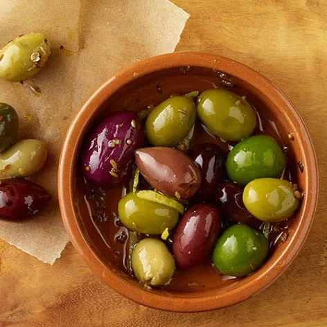 Cumin and Coriander Marinated Olives