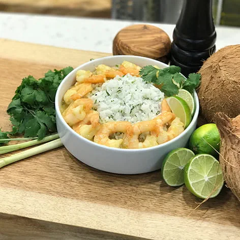 Easy Green Curry Shrimp