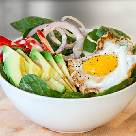 Fiery Red Curry Avocado Breakfast Bowl