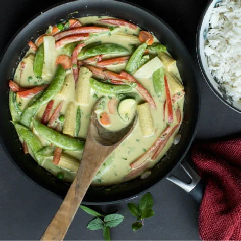 Easy Green Curry Vegetables