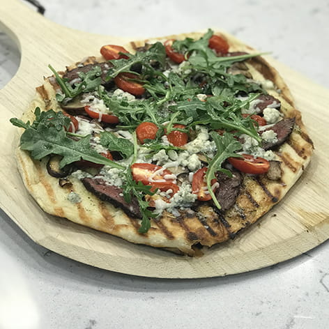 Black and Blue Pizza