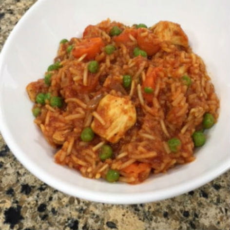 Jollof Rice with Chicken