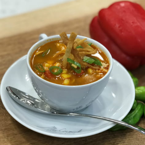 Mango Habanero Chicken Tortilla Soup