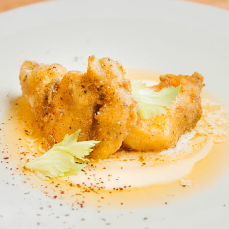 Mango Habanero Halibut Cheeks