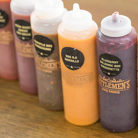 Mango Chipotle BBQ Sauce with Chile Lime Rub