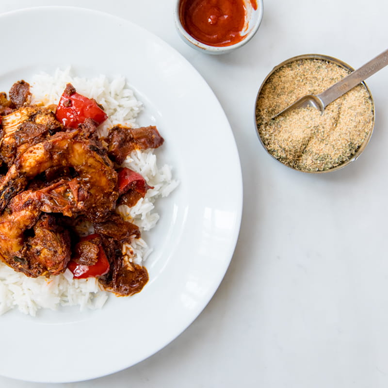 Mozambique Chicken and Shrimp Curry