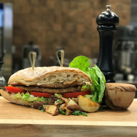 OLD BAY and Corn Crusted Tilapia Sandwich