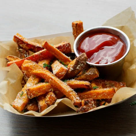 Parmesan Rosemary Sweet Potato Fries
