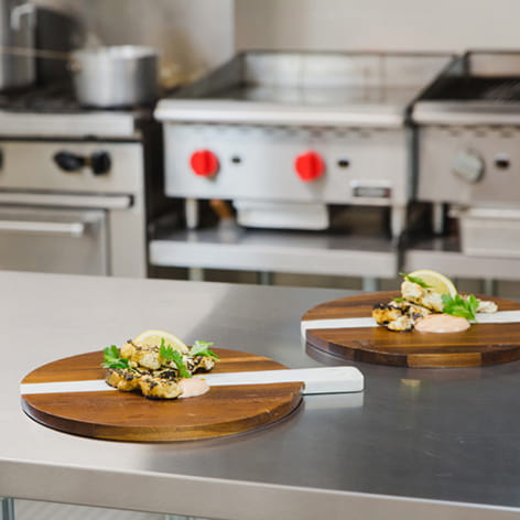 Smokehouse Maple Grilled Cauliflower Steaks with Paprika Cream