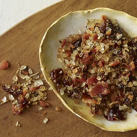 Sour Cherry Bacon and Thyme Salt