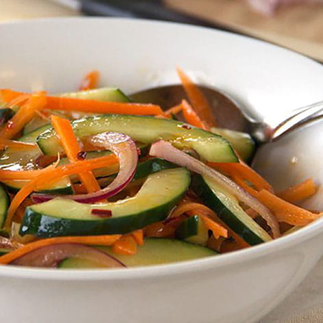 Sriracha Cucumber Salad