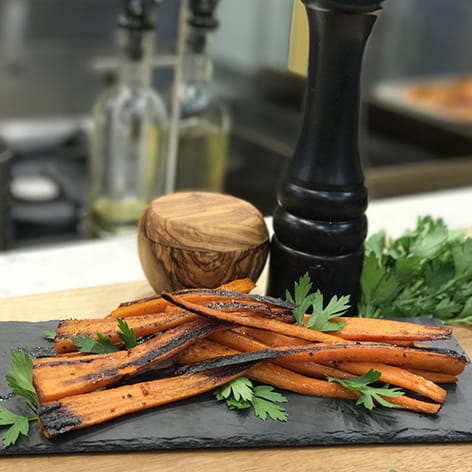 Sticky Sweet Burnt Carrots
