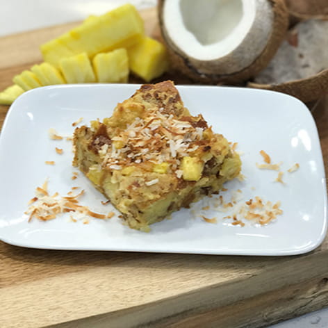 Pina Colada Bread Pudding