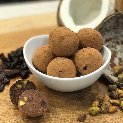 Vegan Dark Chocolate Truffles