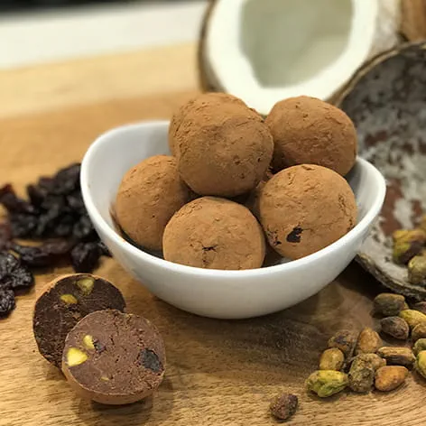 Vegan Dark Chocolate Truffles
