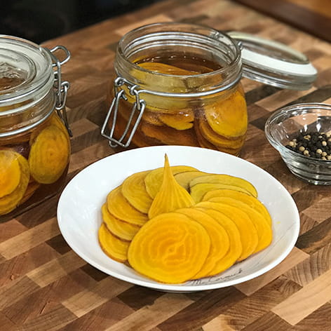 Vanilla Pickled Beets