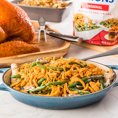 Cayenne Green Bean Wild Mushroom Casserole