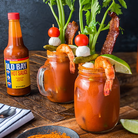 Fiery OLD BAY Bloody Mary