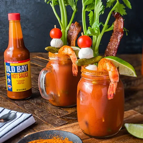Fiery OLD BAY Bloody Mary