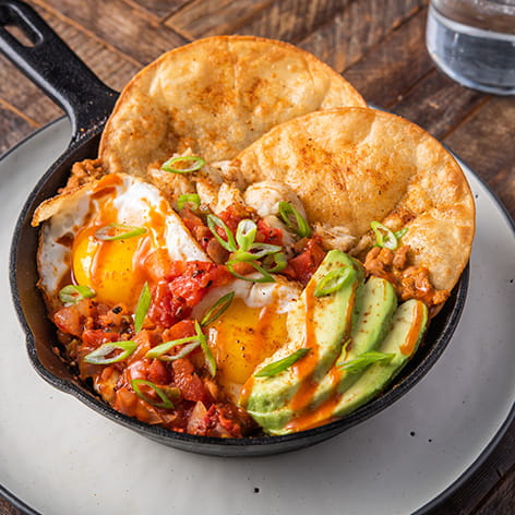 OLD BAY Hot Sauce Fiery Bayside Huevos Rancheros