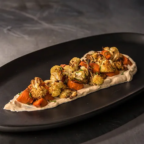 RedHot Roasted Vegetables with Yogurt Dip