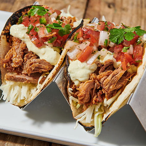 Chipotle BBQ Pulled Pork Tacos	