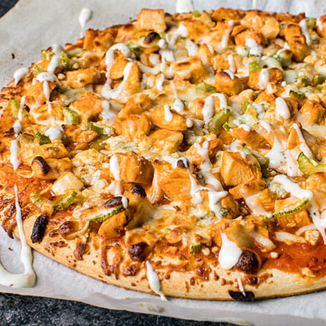 Buffalo chicken pizza