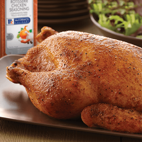 Buttermilk Brined and Roasted Rotisserie Chicken