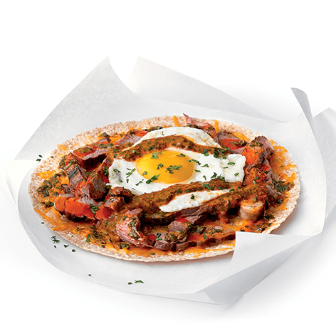 argentiniansteakeggflatbread