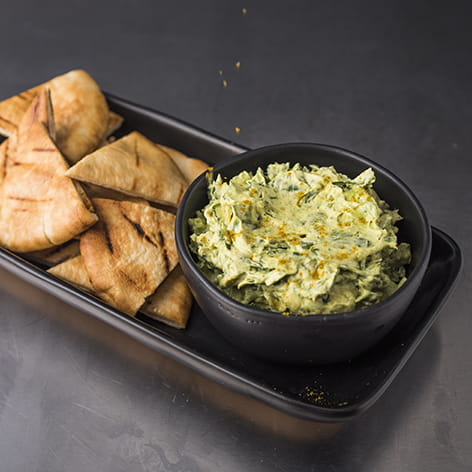 Curried Spinach and Avocado Dip