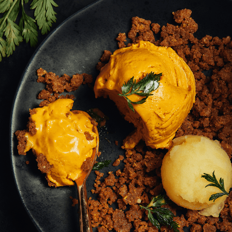 Carrot Cake Ice Cream Sundae