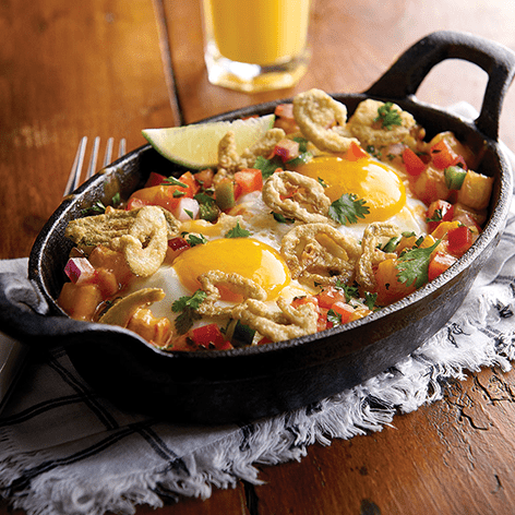 Buffalo Huevos Skillet Platter