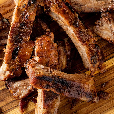Maple Glazed Seasoned Baby Back Ribs