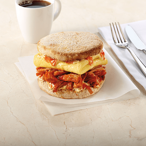 Chicken and Egg Sandwich with Sriracha Hollandaise