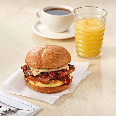 Chipotle Brisket Breakfast Sandwich