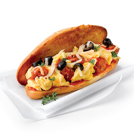 Spicy Italian Egg Hoagie