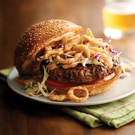 Sriracha Slaw Burger