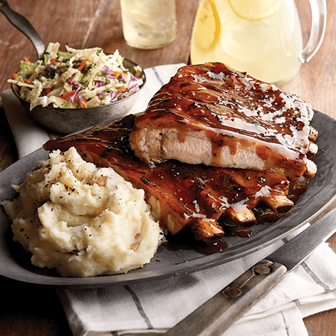 Honey Garlic Glazed Ribs