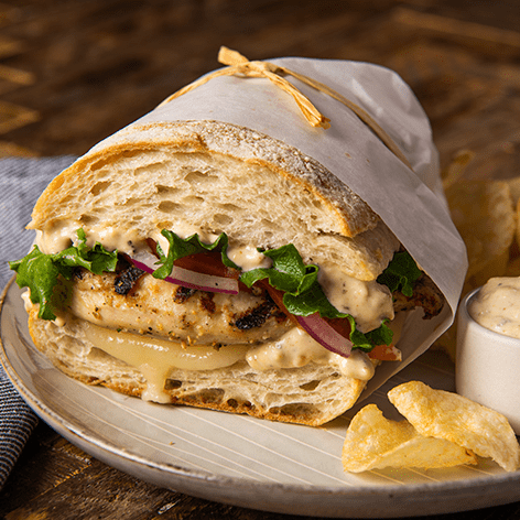 Stone Ground Dijon Aioli Grilled Chicken Sandwich