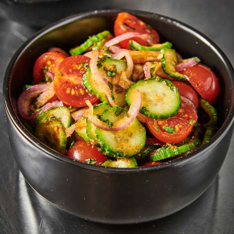 vietnamese cajun cucumber tomato salad