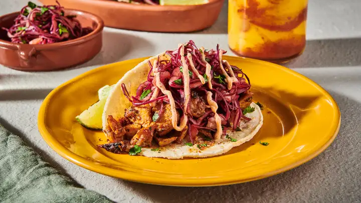 chili lime tequila chicken tacos