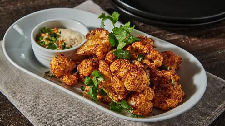 fiery habanero cauliflower bites