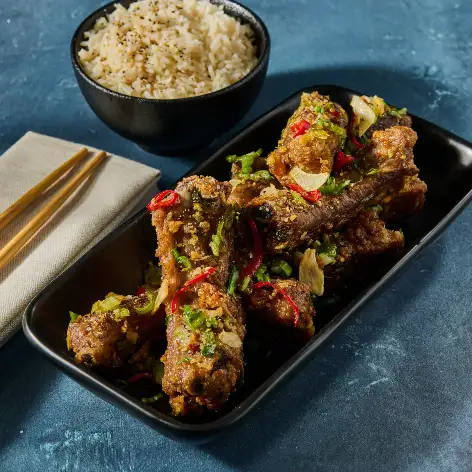 garlic and pepper pork ribs